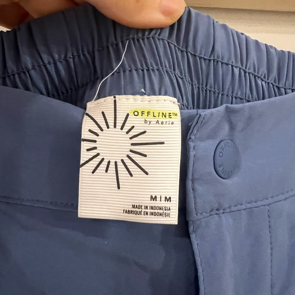 OFFLINE by Aerie Blue Cargo Pants Size M - Picture 4 of 4